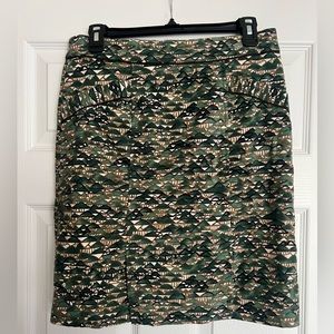 Edme & Esyllte Patterned Velvet Skirt